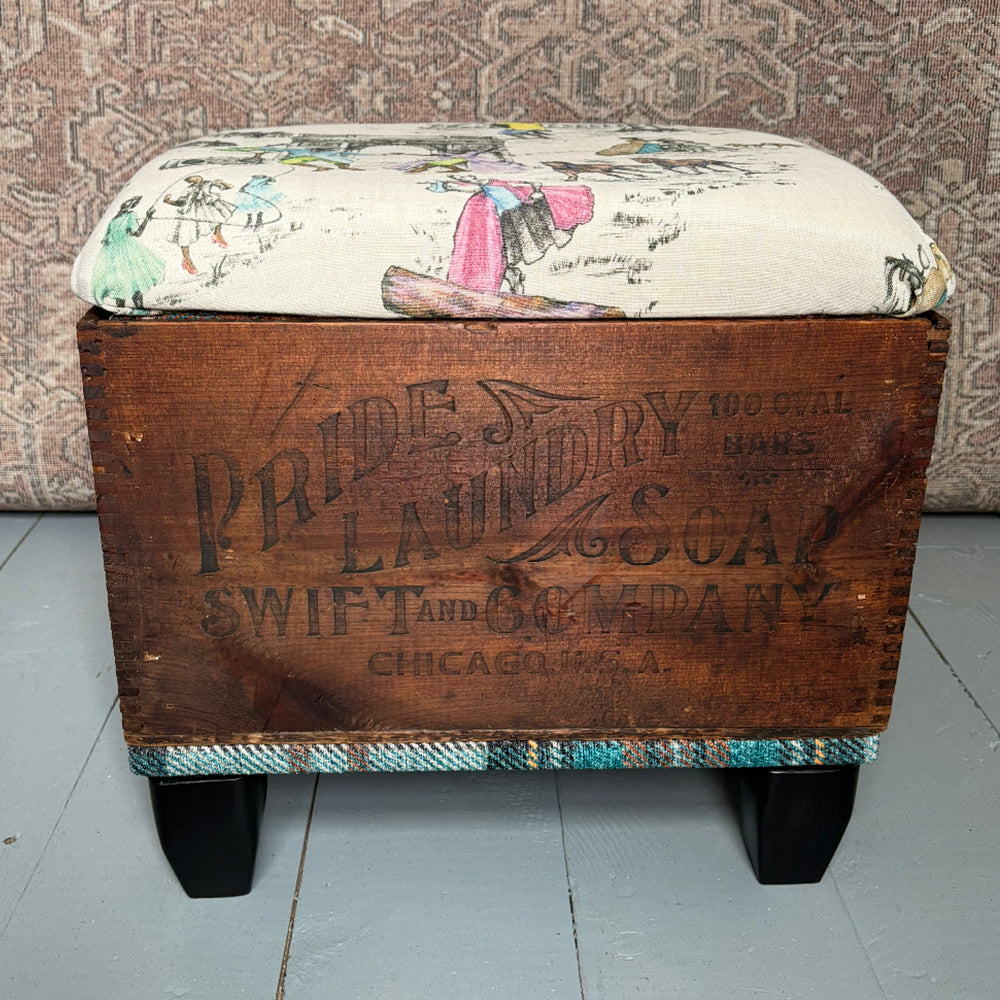 PRIDE LAUNDRY SOAP STORAGE OTTOMAN