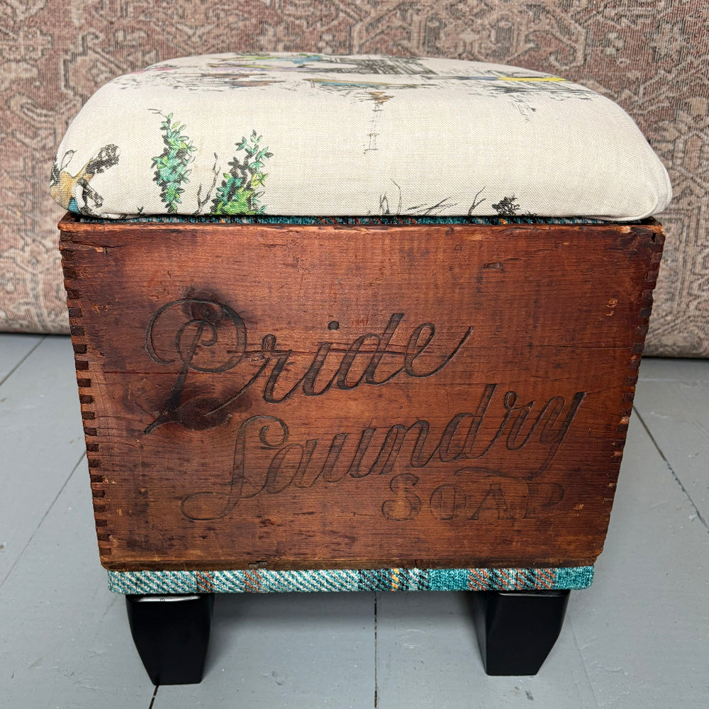 PRIDE LAUNDRY SOAP STORAGE OTTOMAN