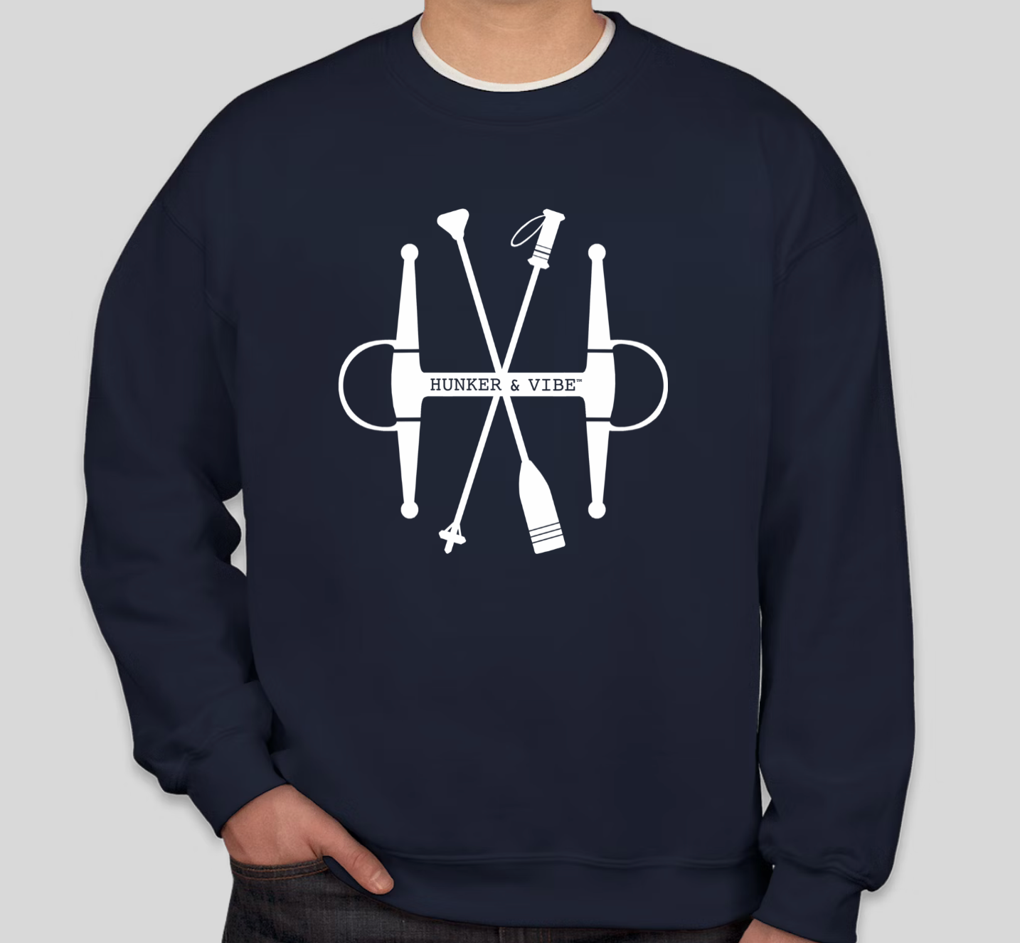 The Hunker & Vibe Boating Crew Neck