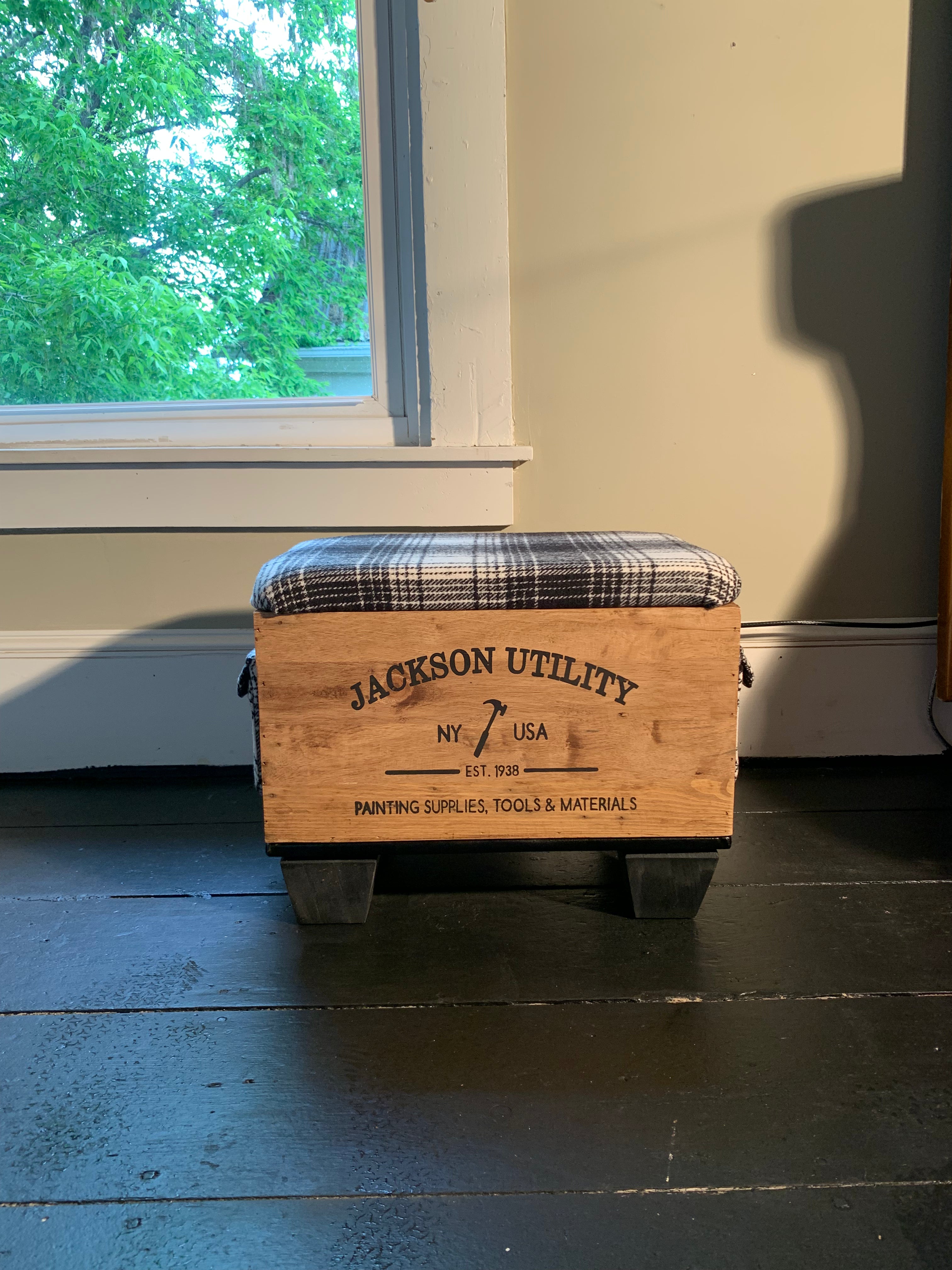 Jackson Utility Storage Ottoman