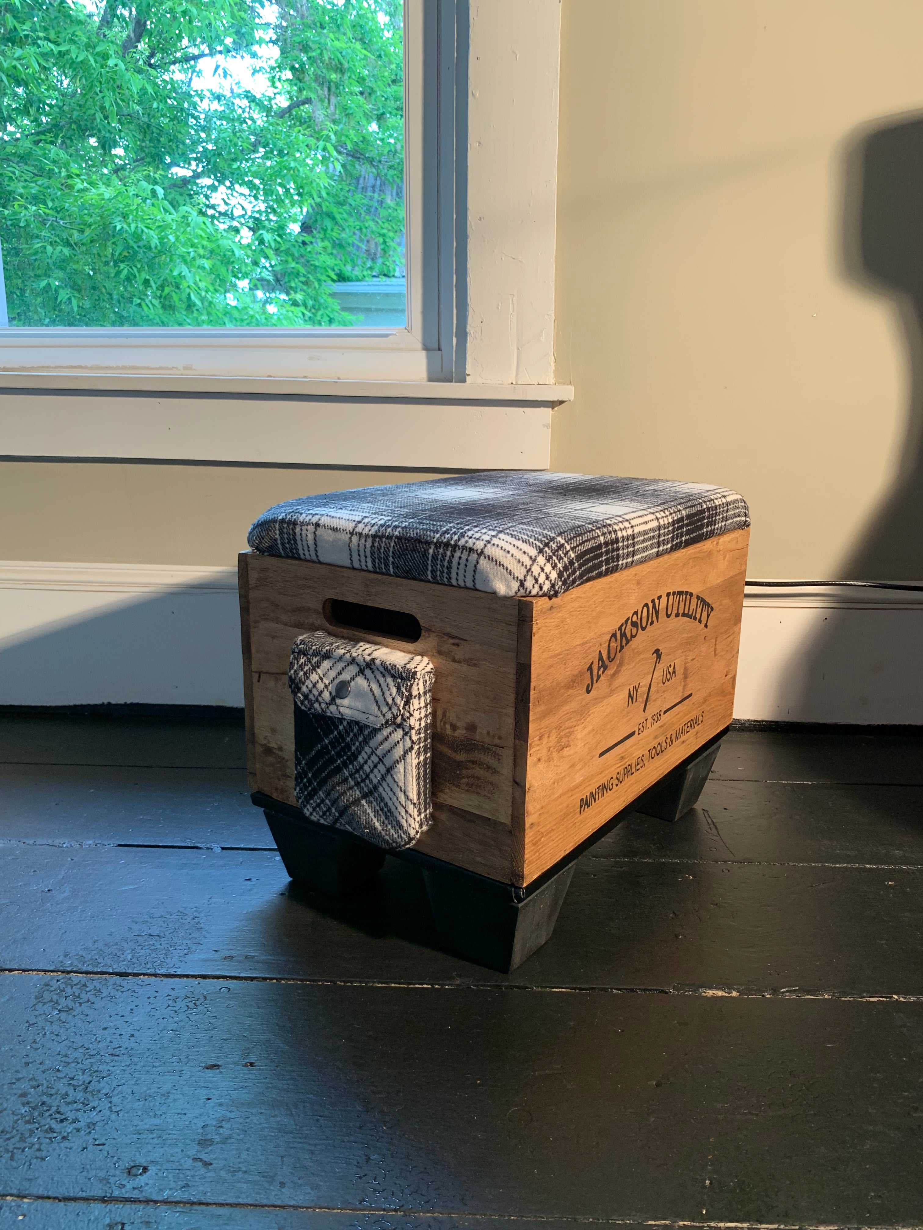 Jackson Utility Storage Ottoman