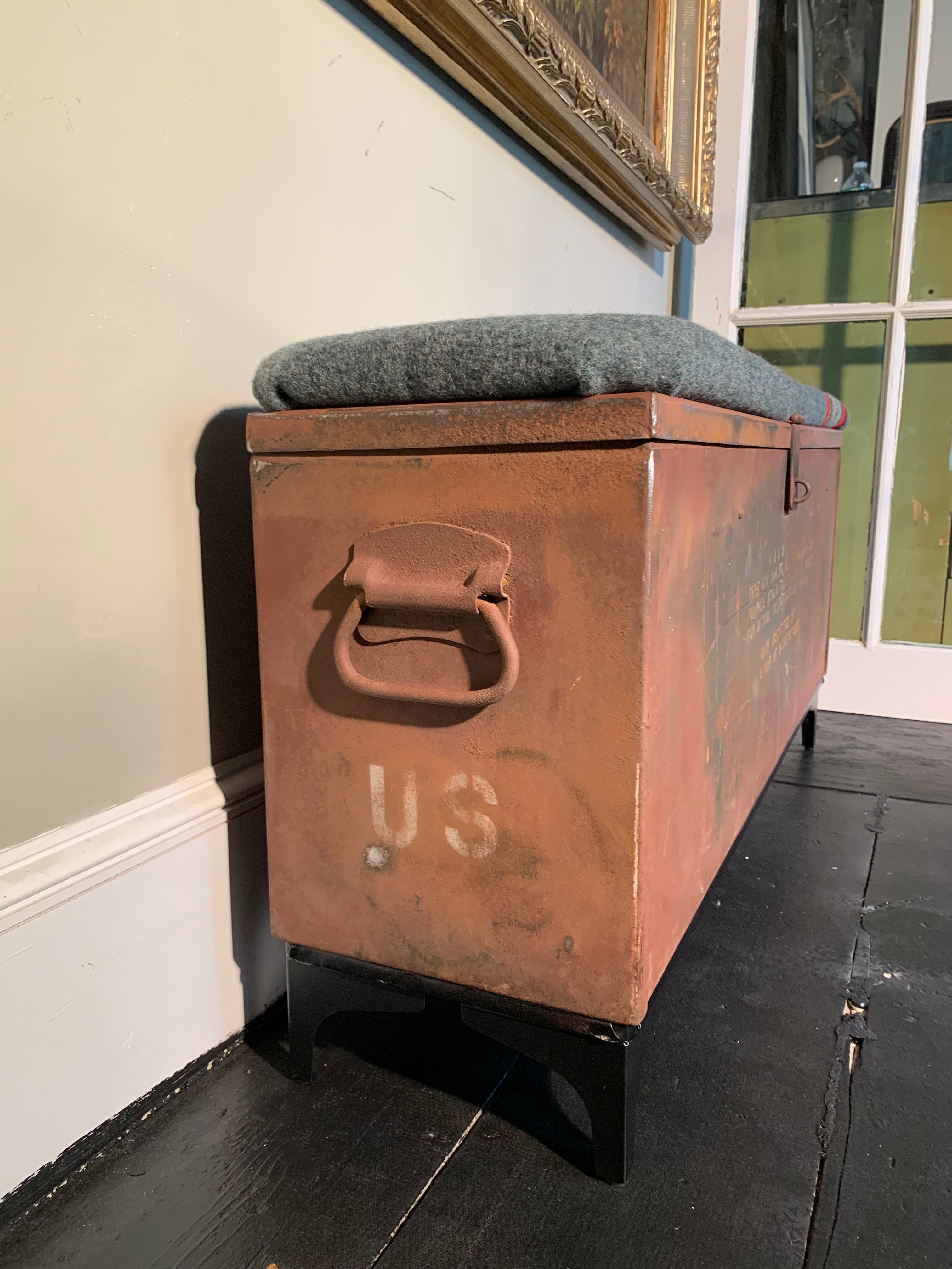 Navy Ammunition Storage Bench