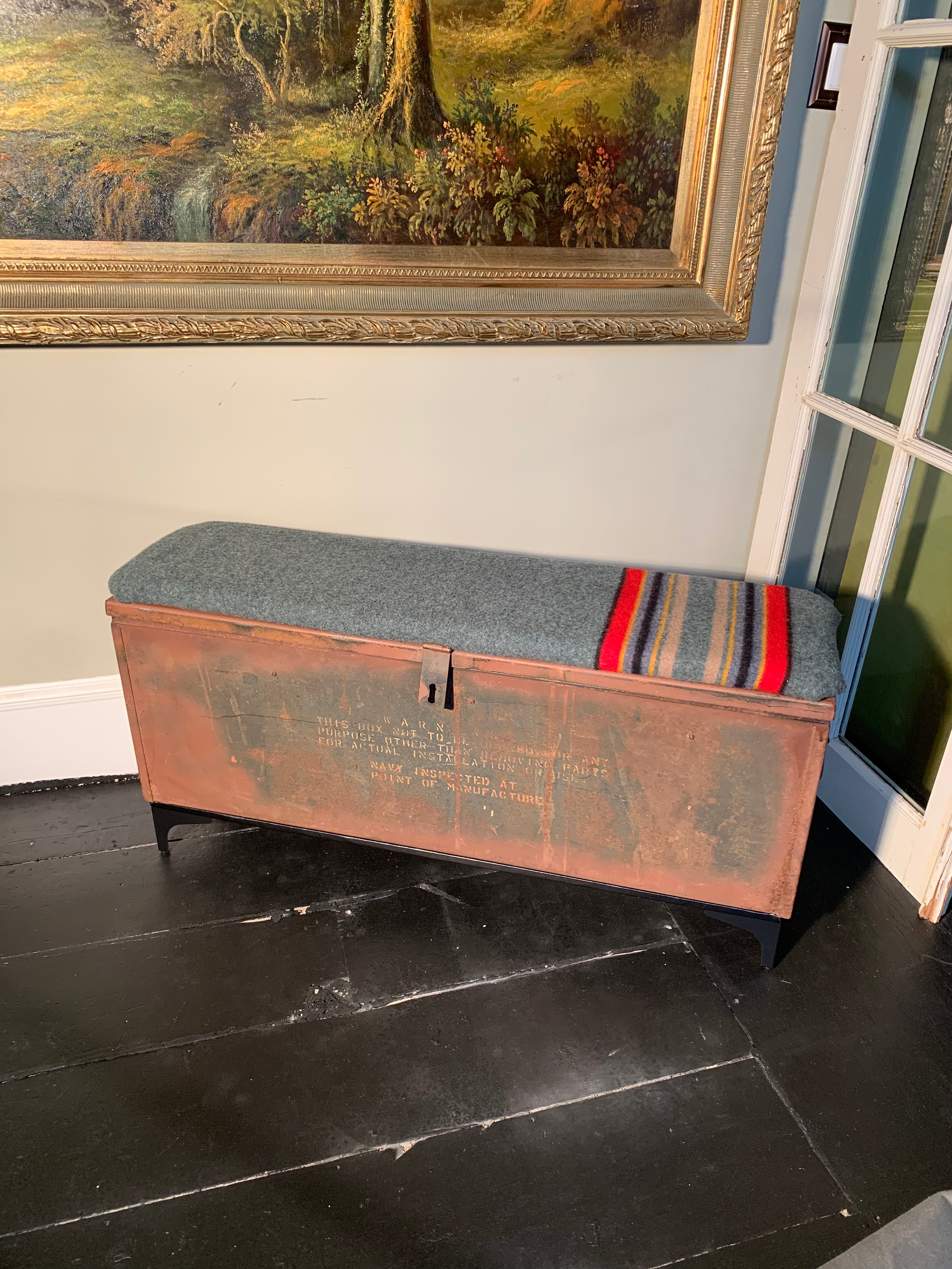 Navy Ammunition Storage Bench