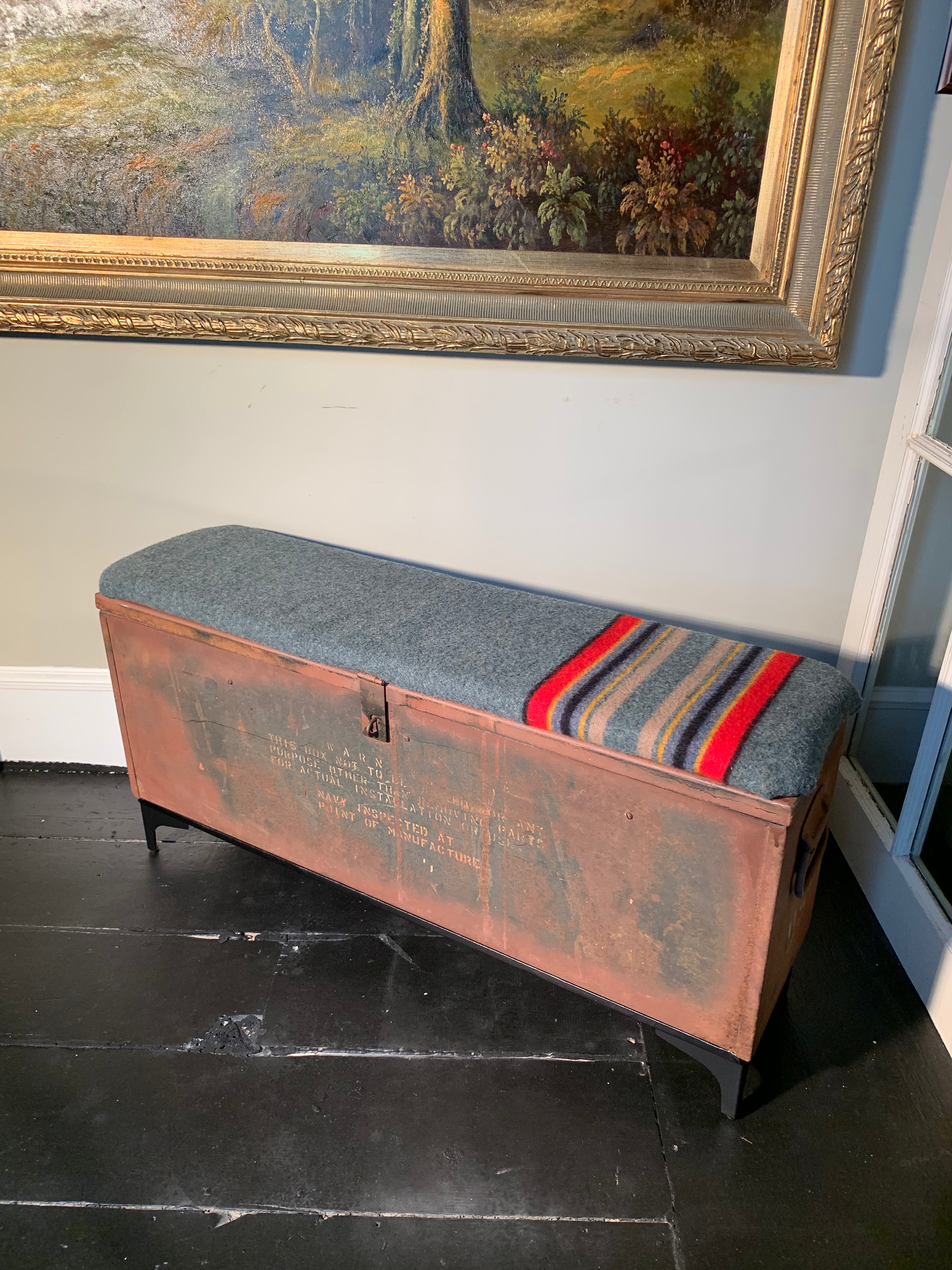 Navy Ammunition Storage Bench