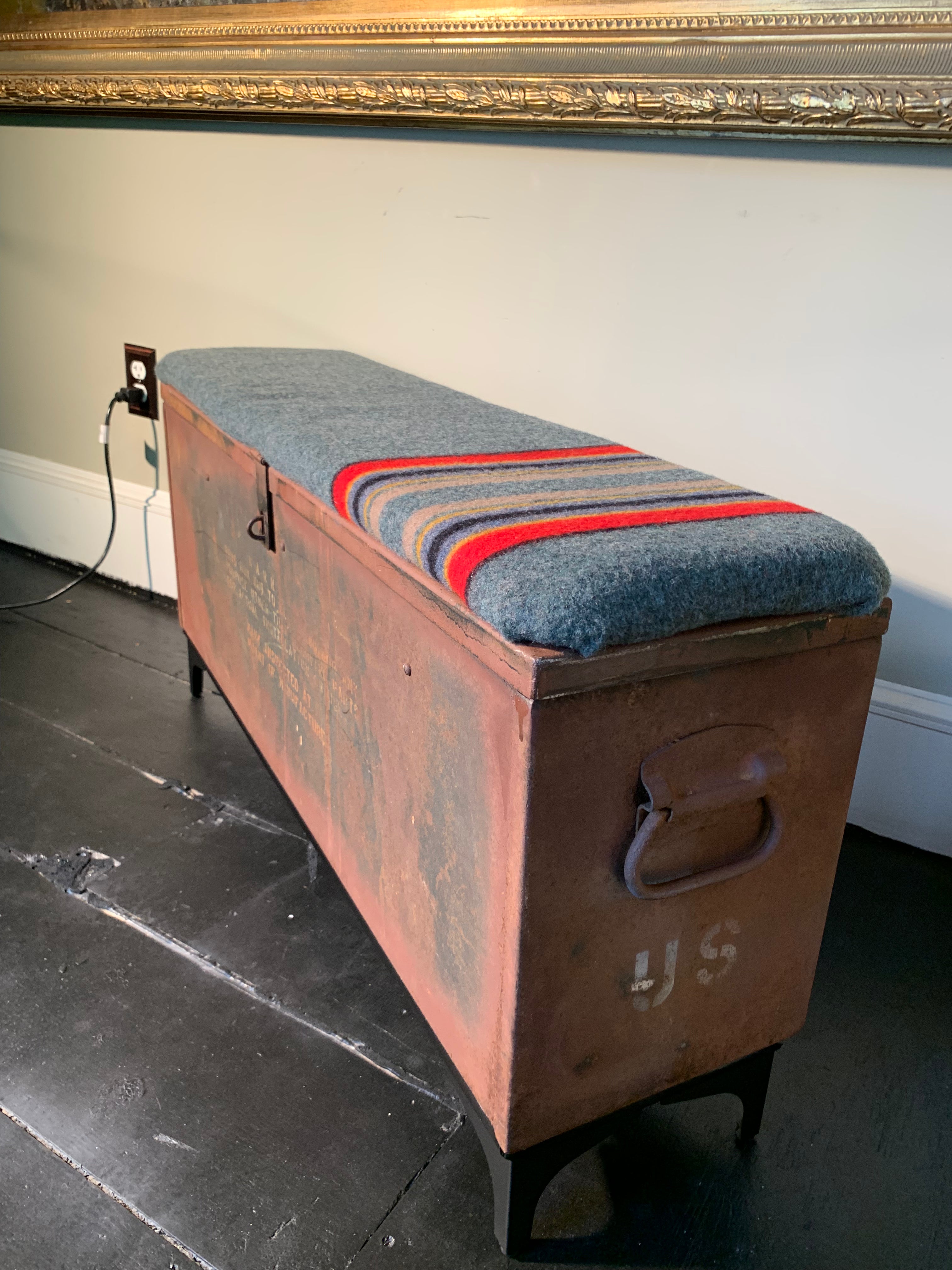Navy Ammunition Storage Bench