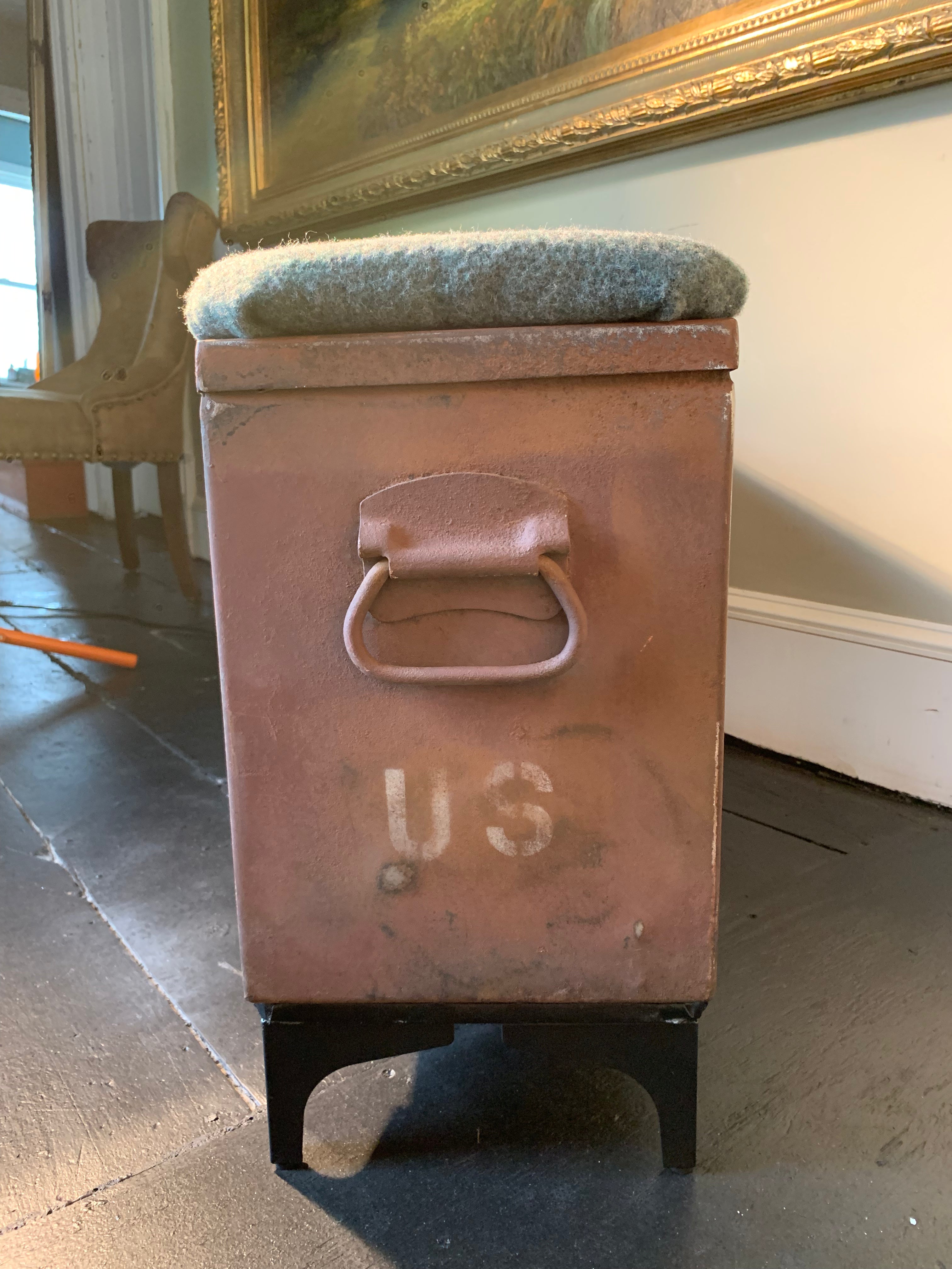 Navy Ammunition Storage Bench