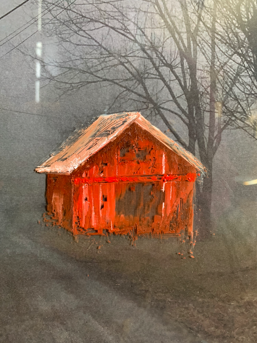 The Red Barn, Framed Art