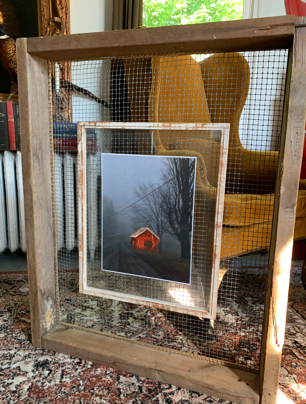 The Red Barn, Framed Art