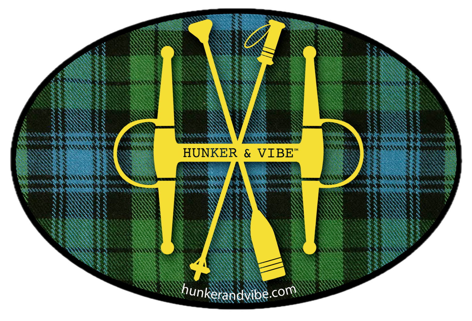 Hunker & Vibe Bumper Stickers