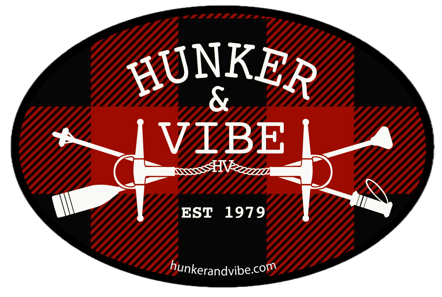 Hunker & Vibe Bumper Stickers