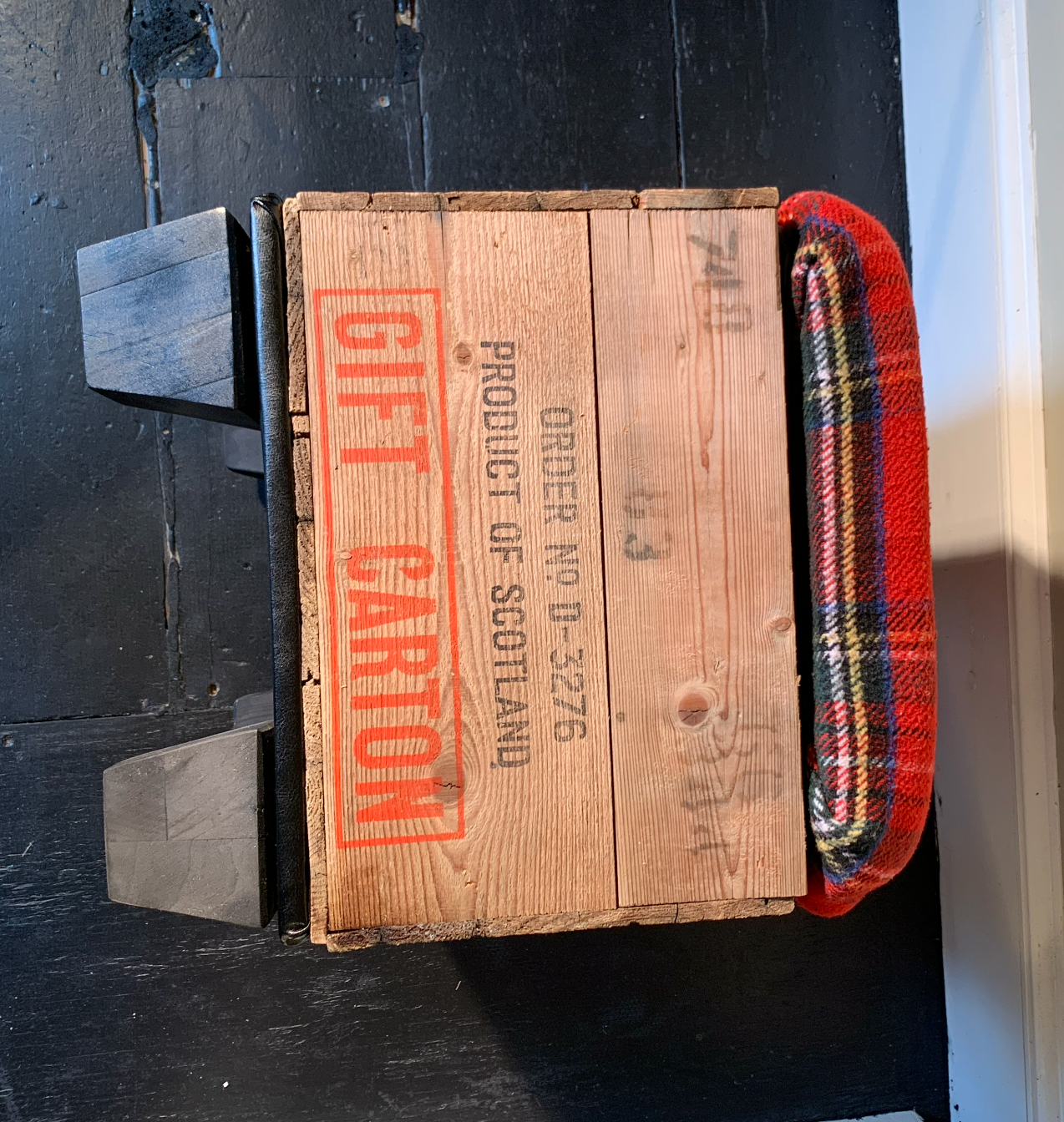 Vintage "DRAMBUIE" Storage Ottoman