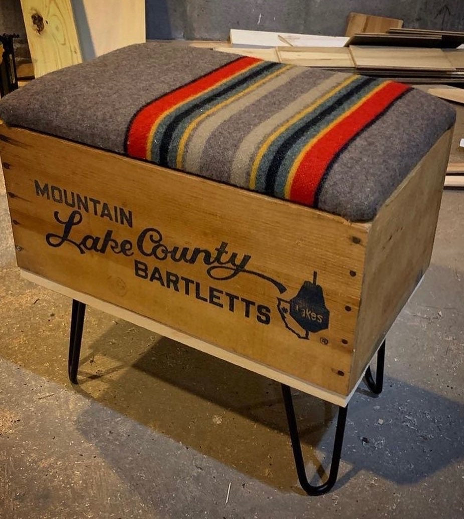Lake County Storage Ottoman