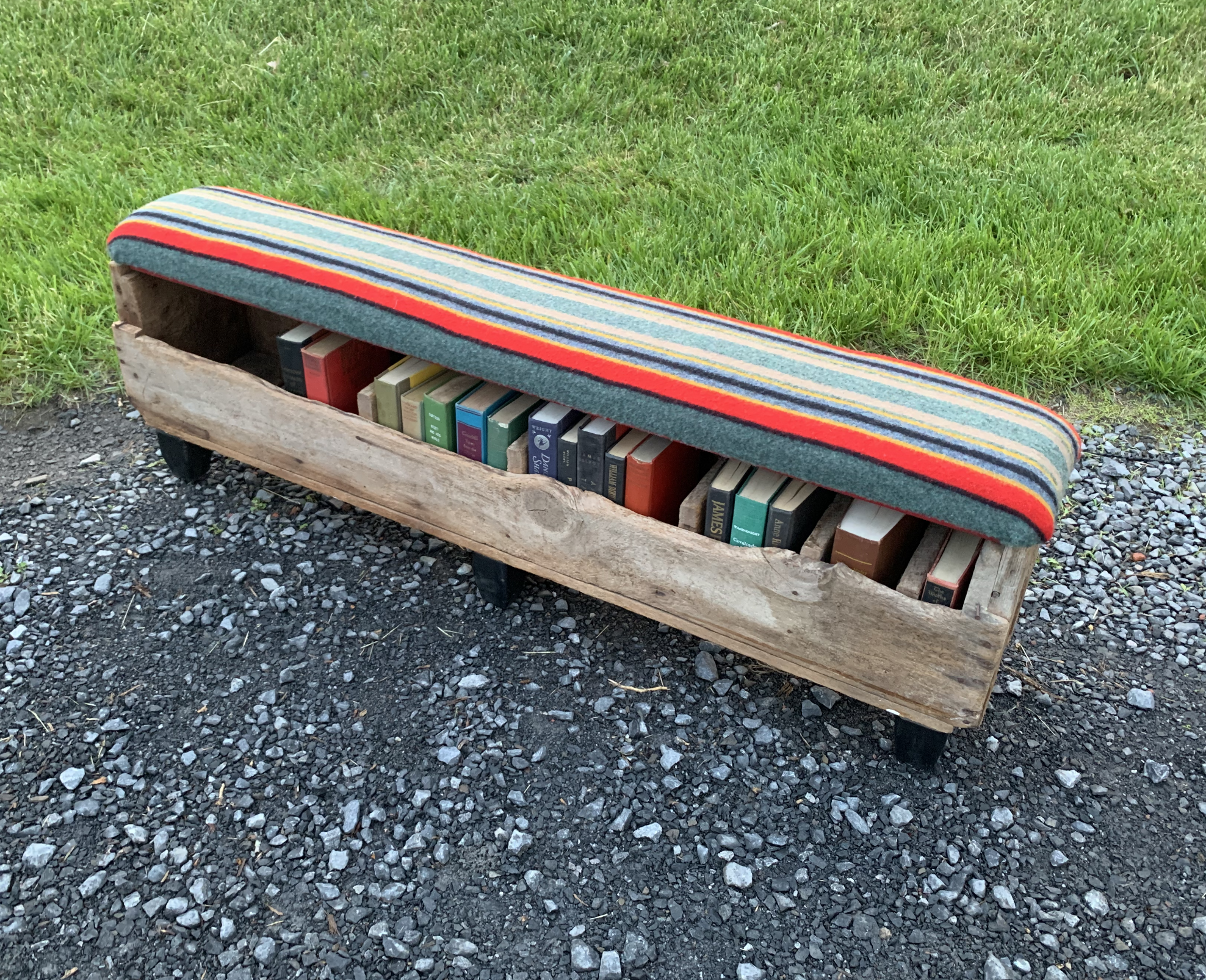 Farm Animal Trough Storage Bench