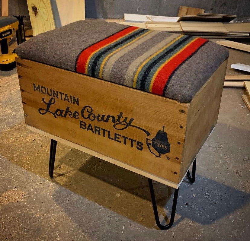 Lake County Storage Ottoman