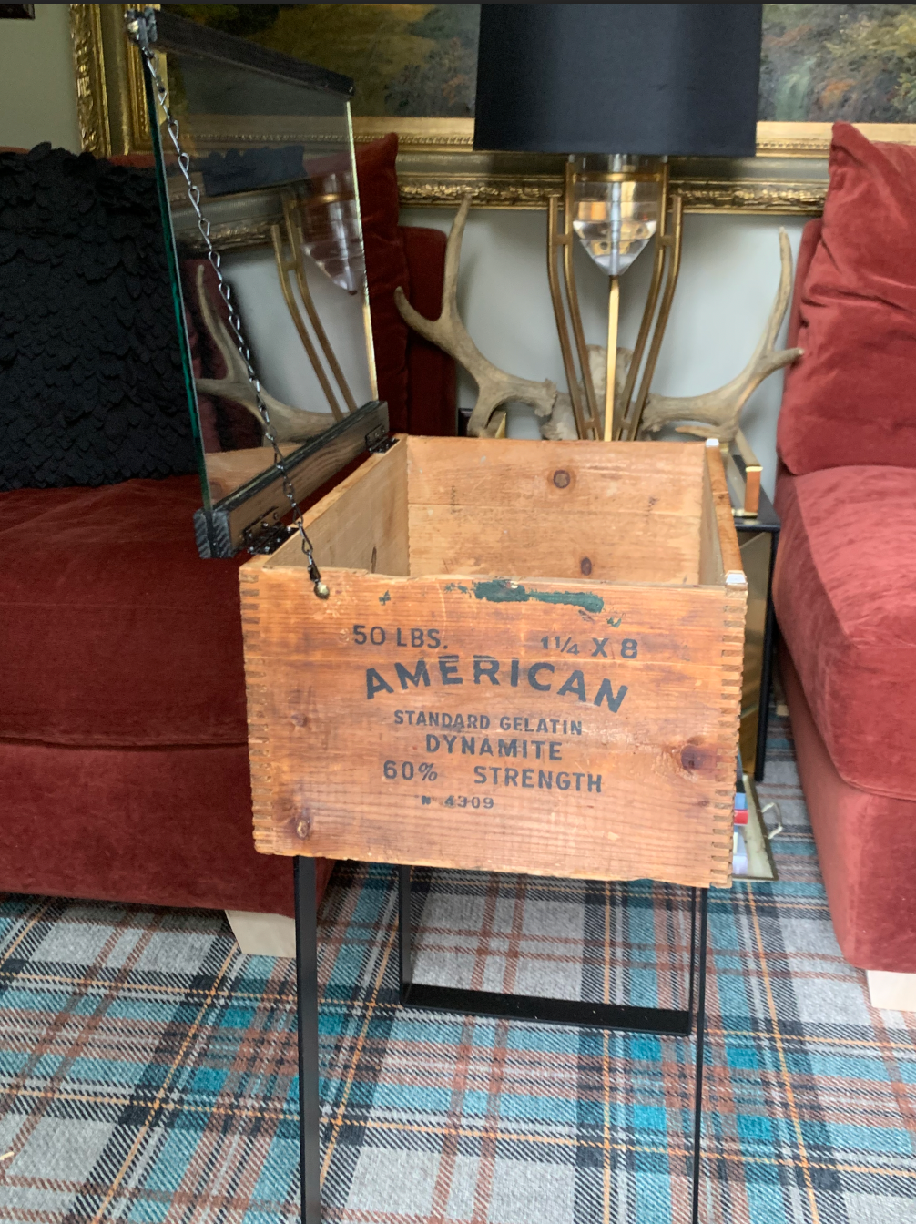 American Cyanamid Co. Storage Side Table