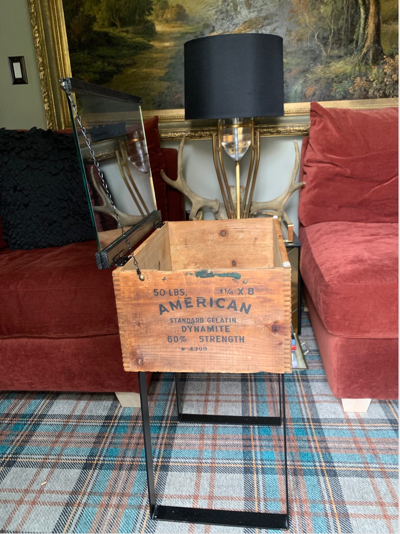 American Cyanamid Co. Storage Side Table