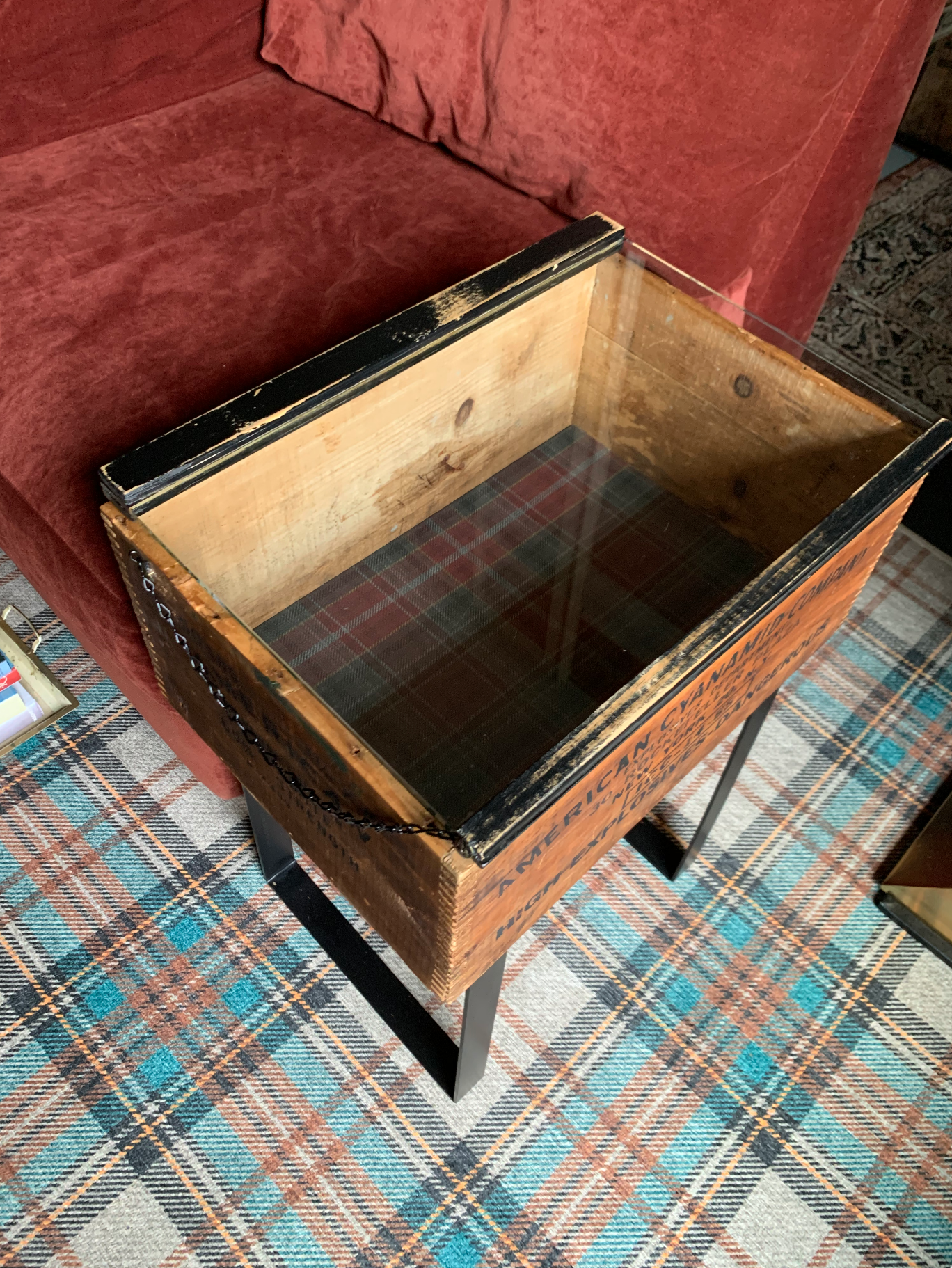 American Cyanamid Co. Storage Side Table