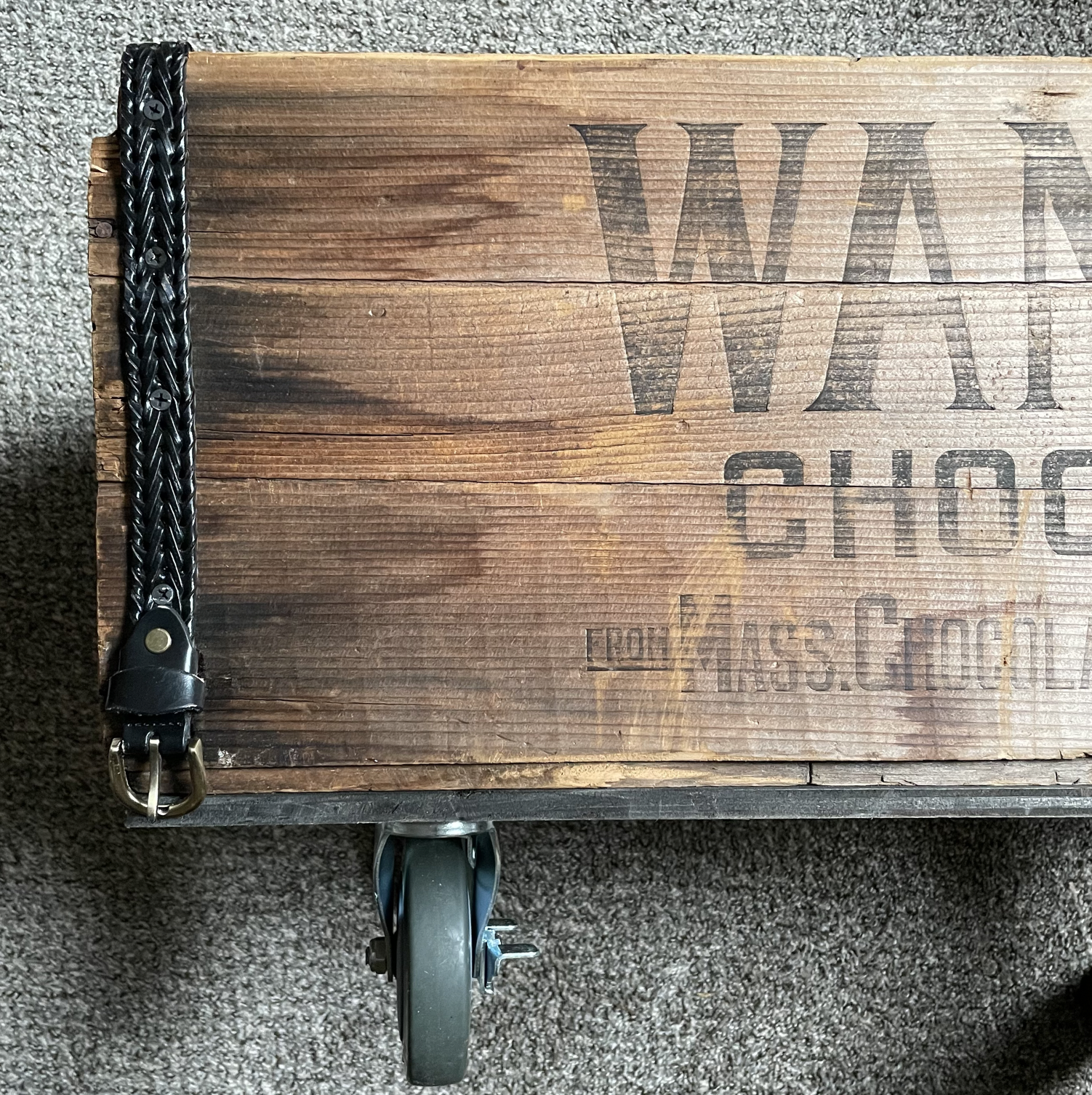 Wan-Eta Chocolate Factory Storage Ottoman