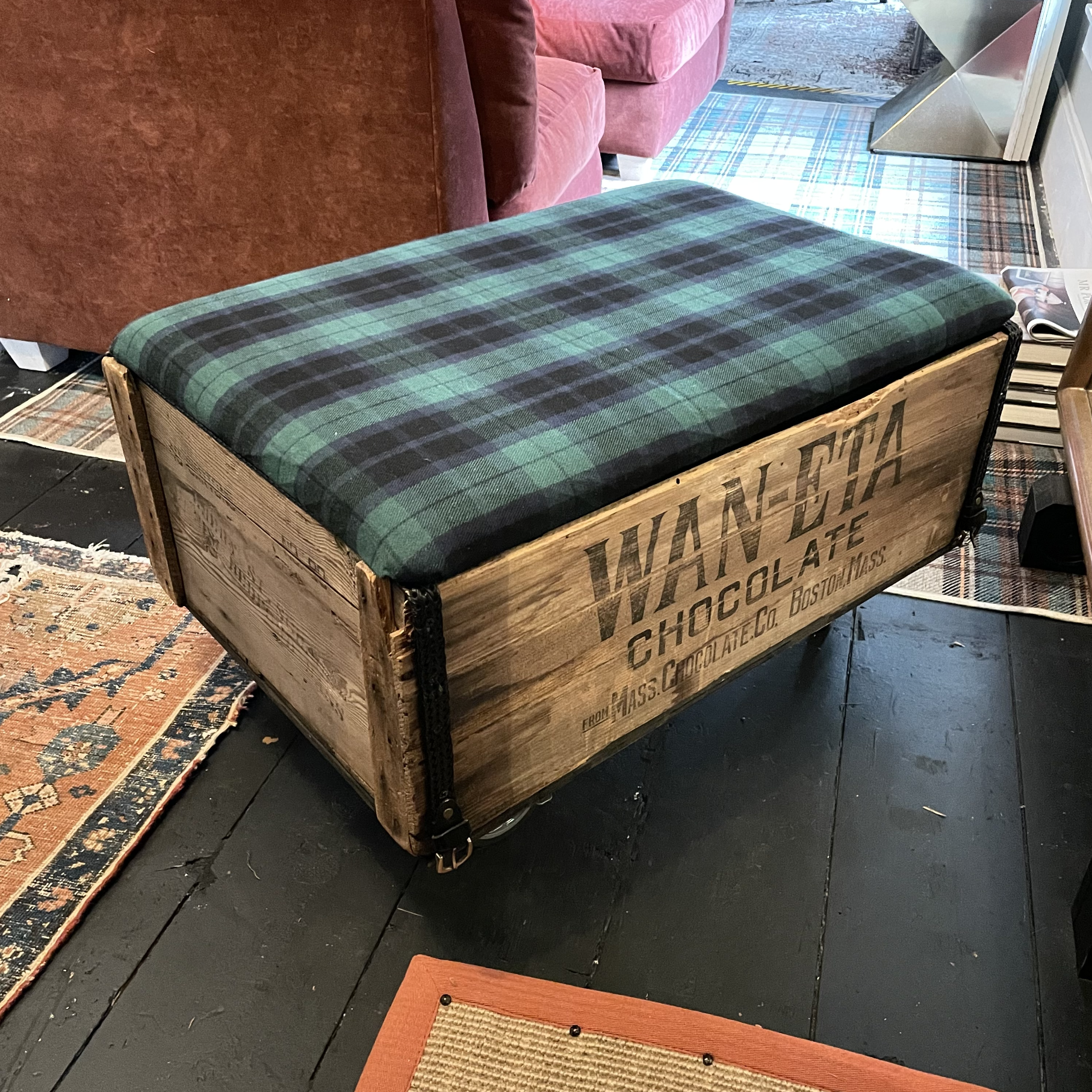 Wan-Eta Chocolate Factory Storage Ottoman