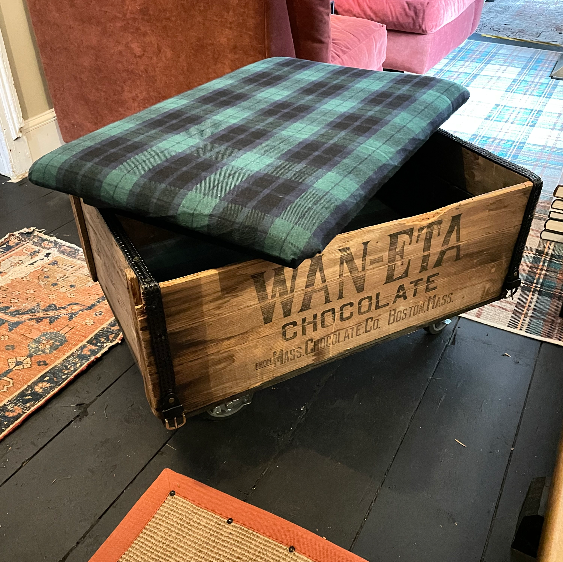 Wan-Eta Chocolate Factory Storage Ottoman
