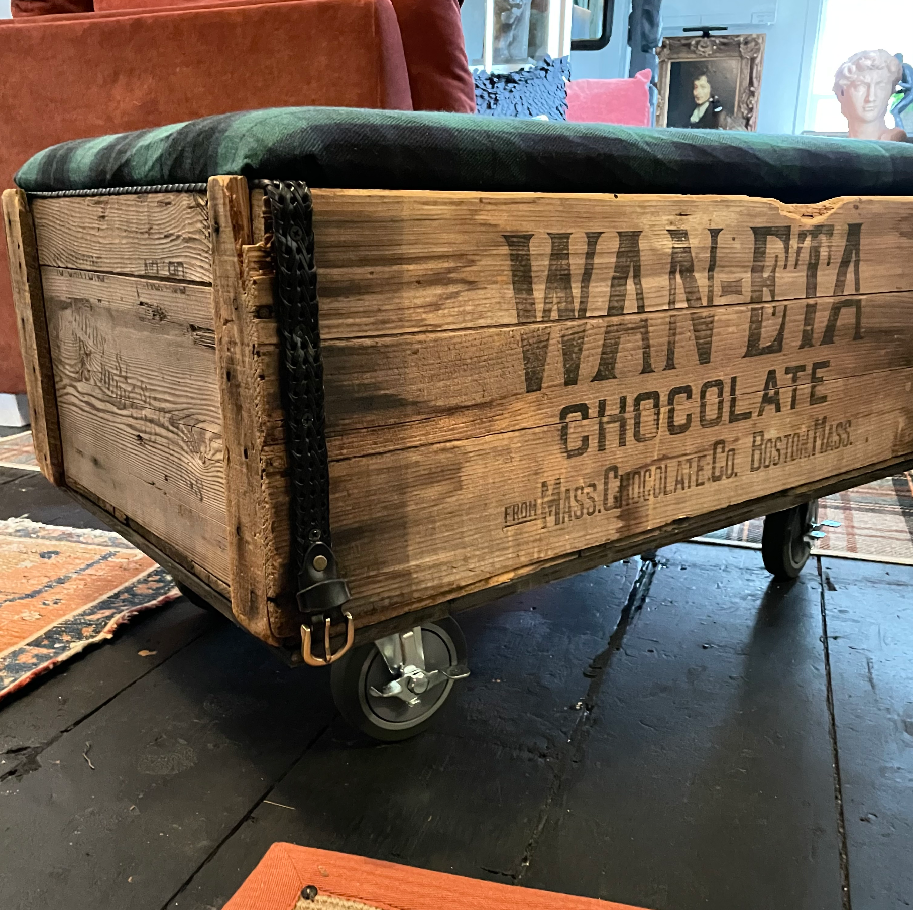 Wan-Eta Chocolate Factory Storage Ottoman