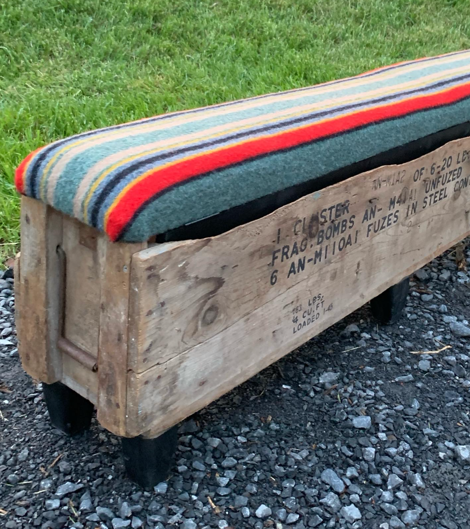 Farm Animal Trough Storage Bench
