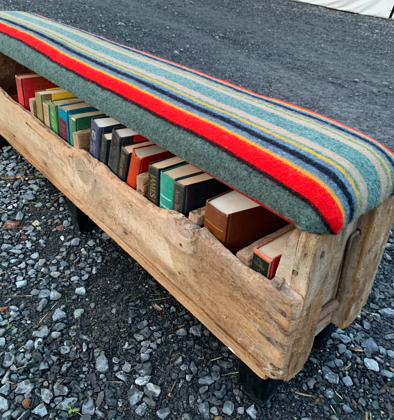 Farm Animal Trough Storage Bench
