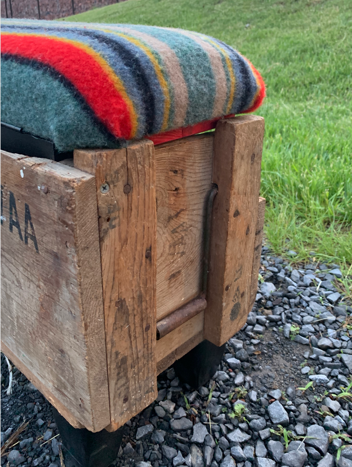 Farm Animal Trough Storage Bench