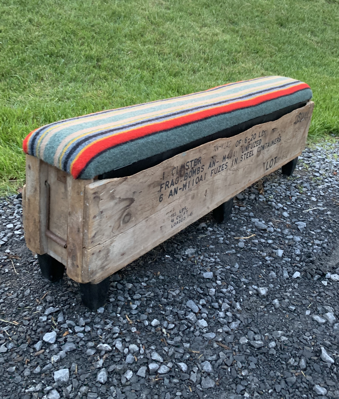 Farm Animal Trough Storage Bench