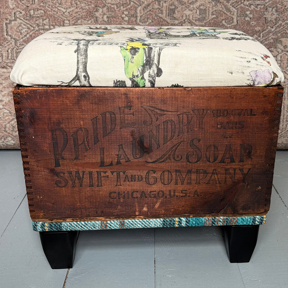 PRIDE LAUNDRY SOAP STORAGE OTTOMAN
