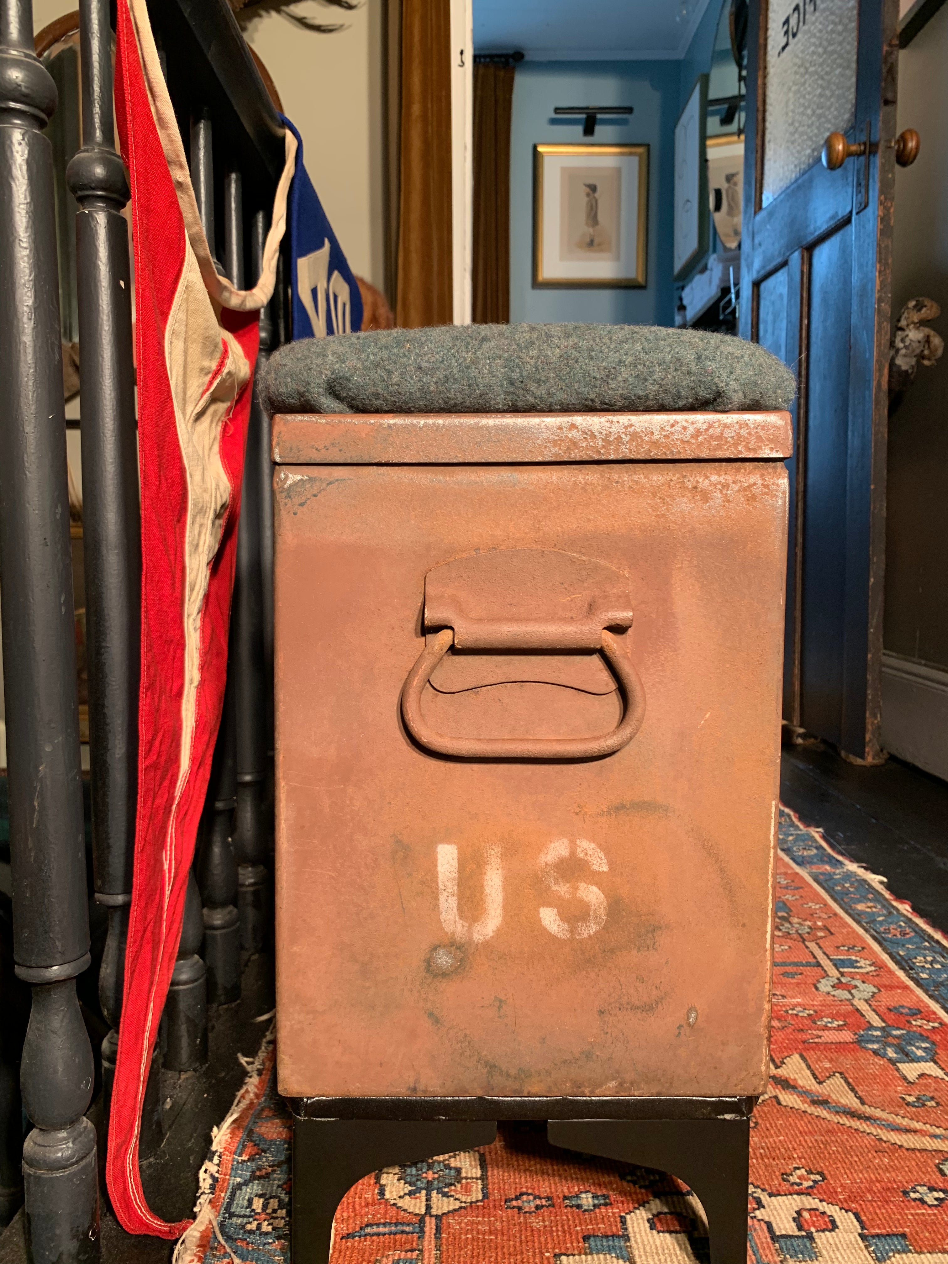 Navy Ammo Storage Bench