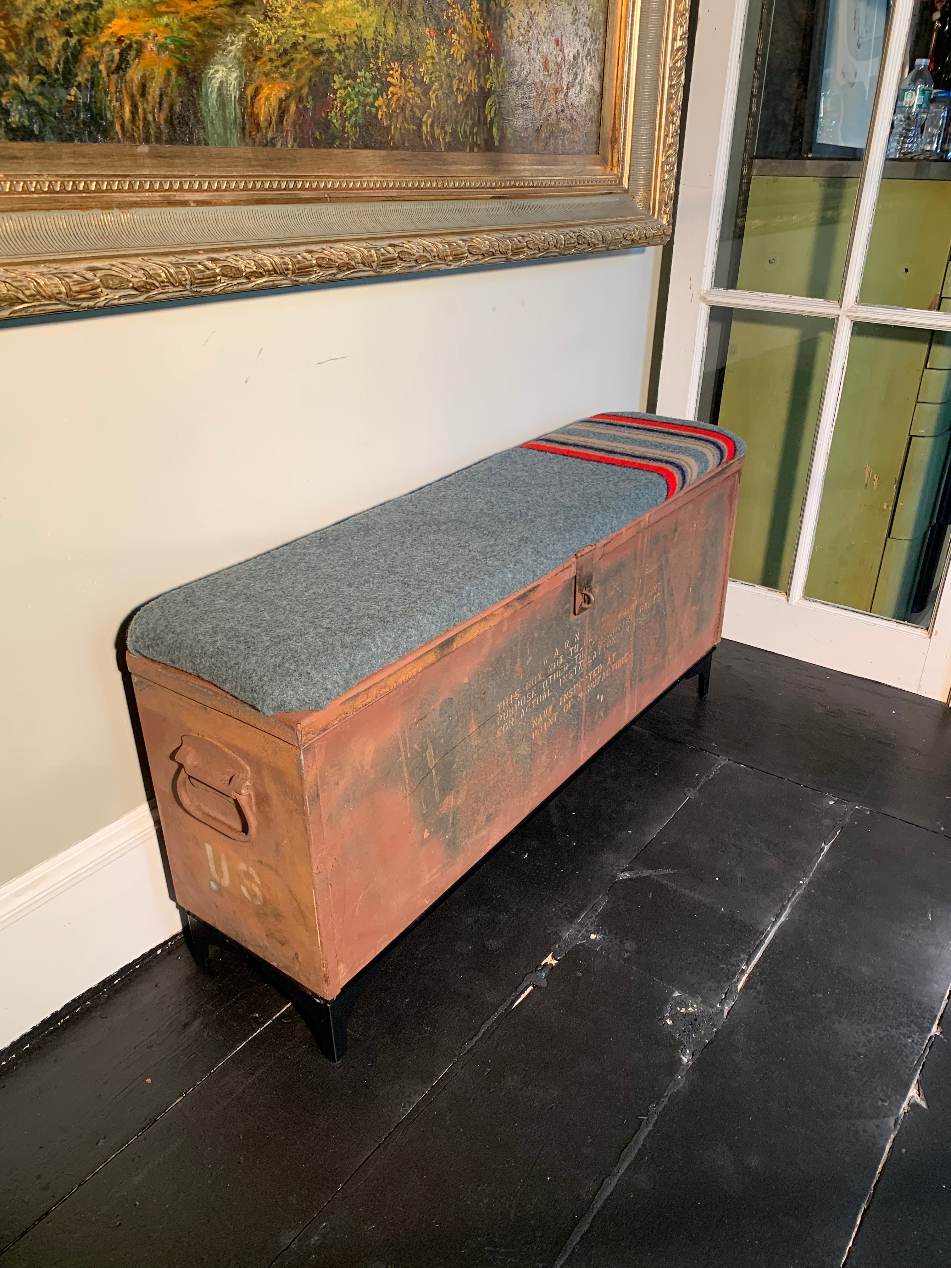 Navy Ammo Storage Bench