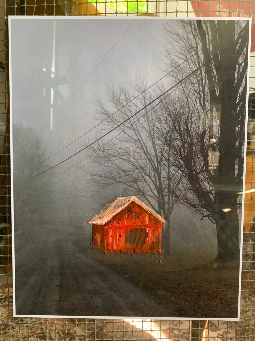 The Red Barn, Framed Art
