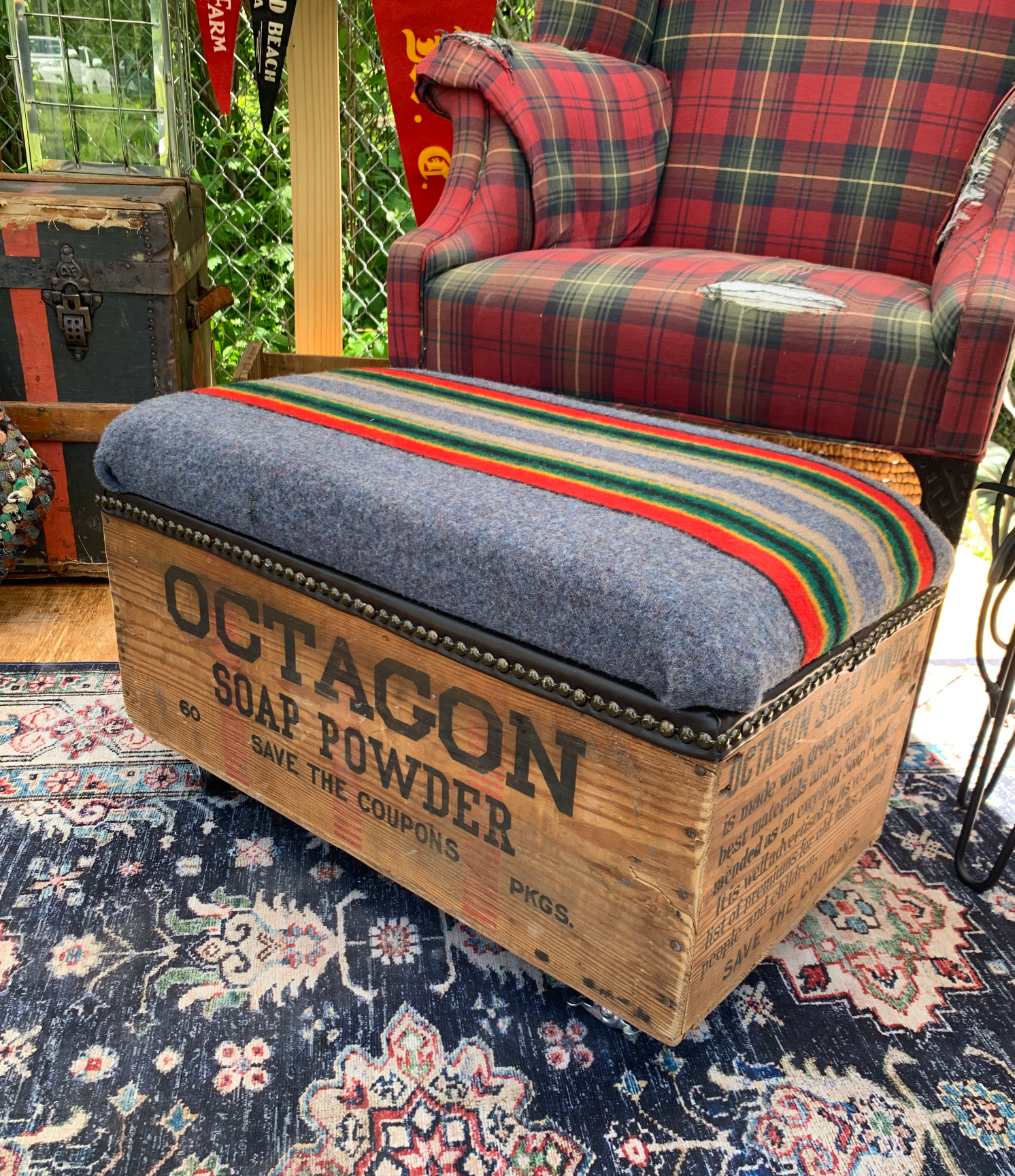 Storage Ottoman and Dog Bed