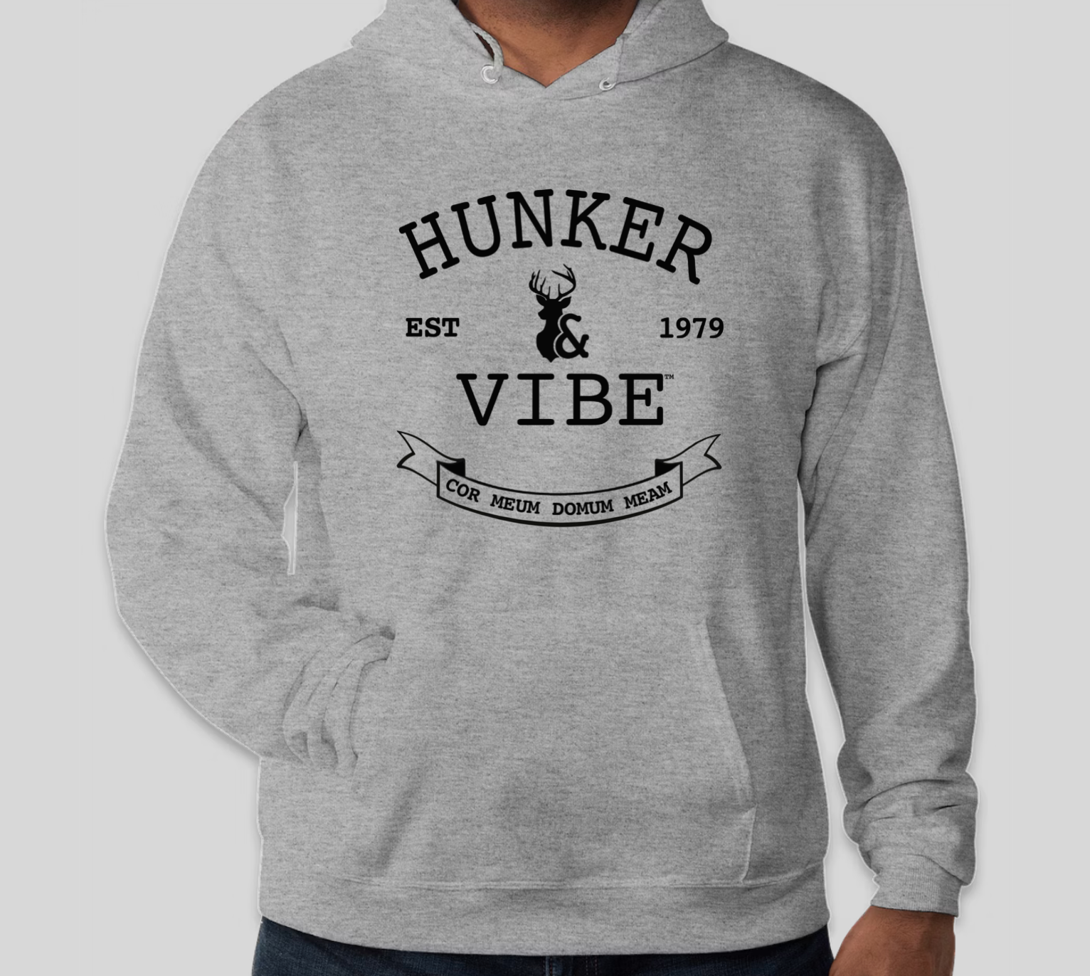 The Hunker & Vibe Varsity Hoodie