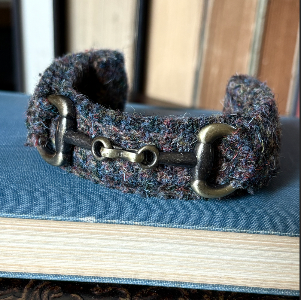 The "Harrison" Cuff - Repurposed Wristwear