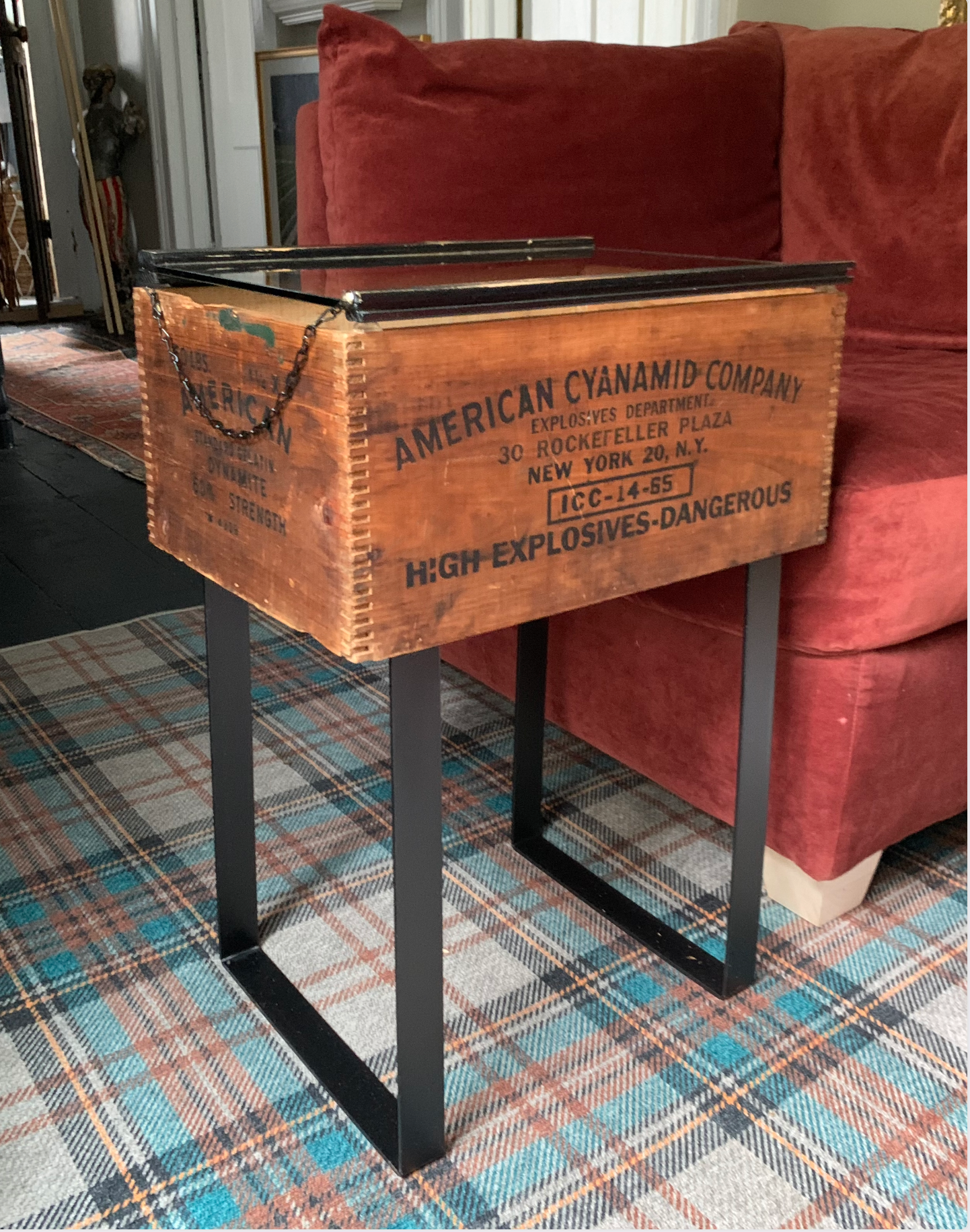 American Cyanamid Co. Storage Side Table