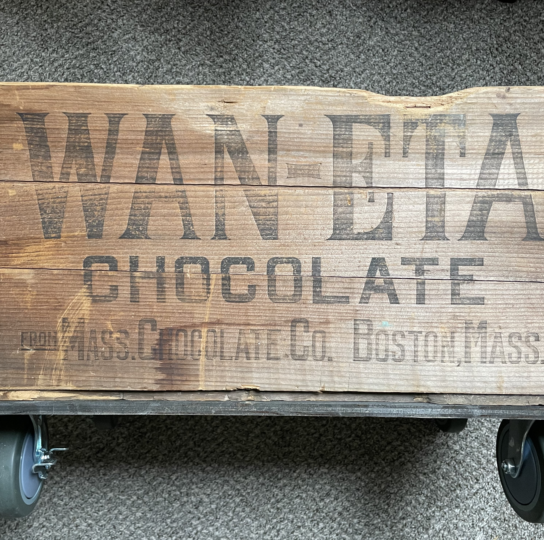 Wan-Eta Chocolate Factory Storage Ottoman
